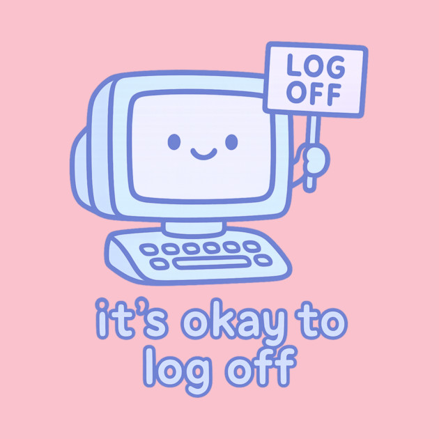 It’s Okay to Log Off by Fauzi's Store