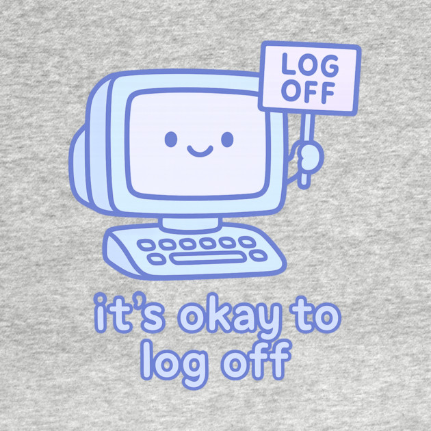 It’s Okay to Log Off by Fauzi's Store