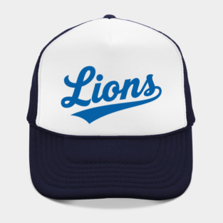 Lions Football Retro Script Style Hat