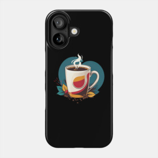 Writing Fueled by Fresh Coffee Phone Case