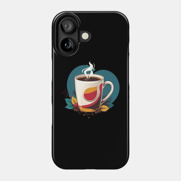 Writing Fueled by Fresh Coffee Phone Case by SR8891