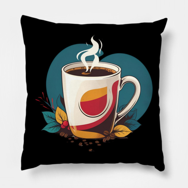 Writing Fueled by Fresh Coffee Pillow by SR8891