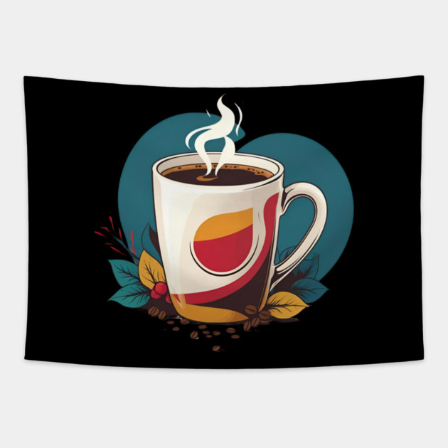 Writing Fueled by Fresh Coffee Tapestry by SR8891