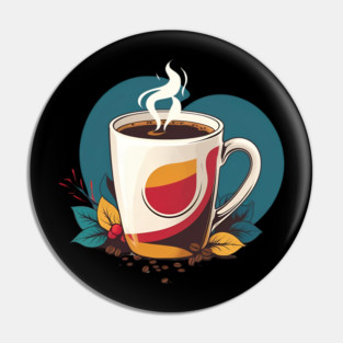 Writing Fueled by Fresh Coffee Pin