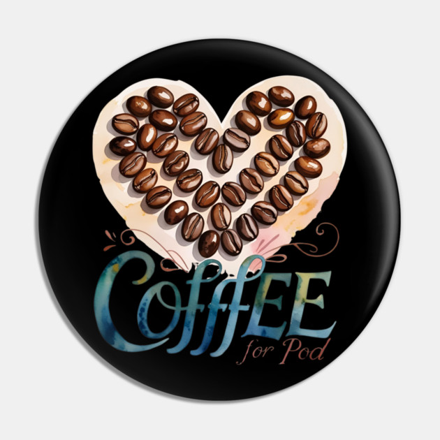 Coffee First Then Writing Magic Pin by SR8891