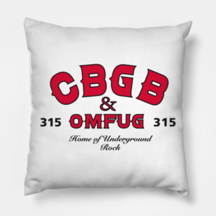 CBGB OMFUG – Home of Underground Rock Pillow