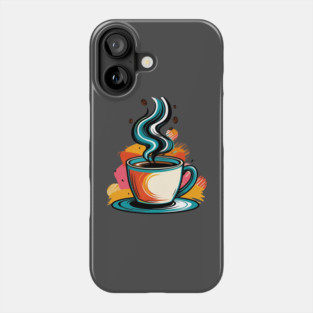 Writing Dreams Over Morning Coffee Phone Case