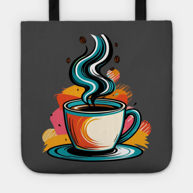 Writing Dreams Over Morning Coffee Tote by SR8891
