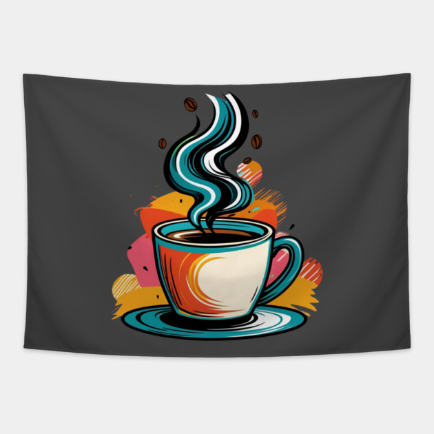 Writing Dreams Over Morning Coffee Tapestry by SR8891