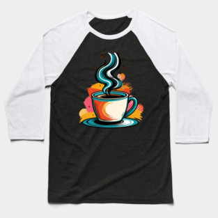 Writing Dreams Over Morning Coffee Baseball T-Shirt