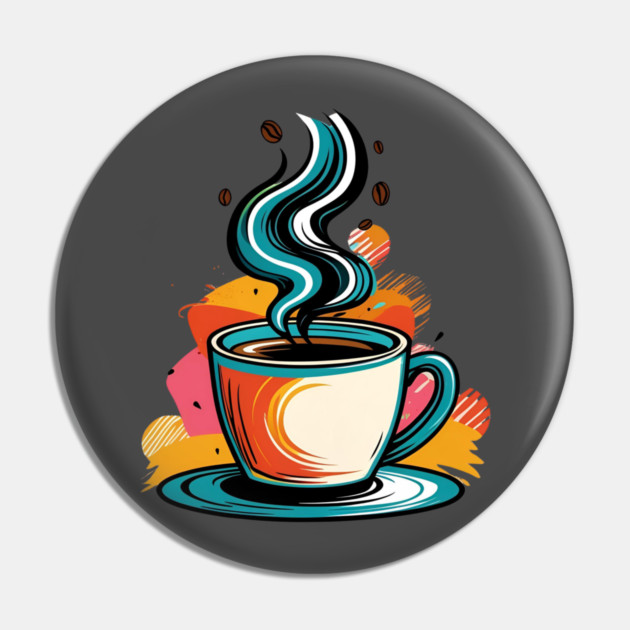 Writing Dreams Over Morning Coffee Pin by SR8891