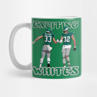Retro Philadelphia Kelly Football Exciting Whites DeJean and Blankenship Mug