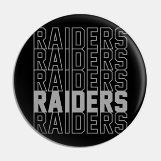RAIDERS Pin