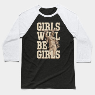 Female Power vintage Baseball T-Shirt