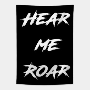 Female Power roar Tapestry