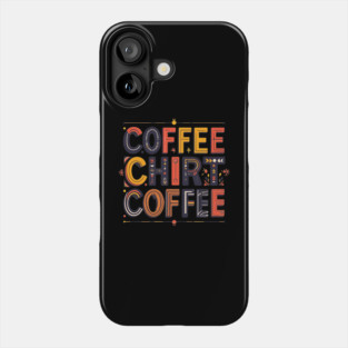 Coffee Writing Morning Inspiration Phone Case