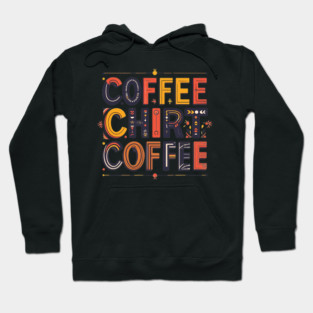 Coffee Writing Morning Inspiration Hoodie