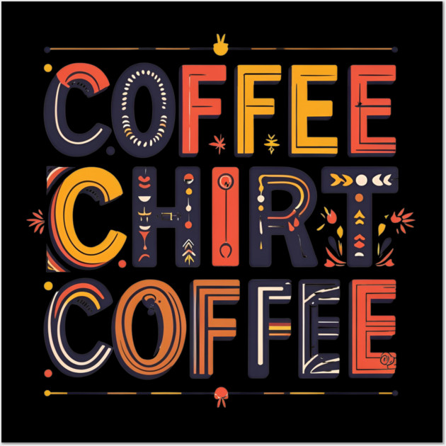 Coffee Writing Morning Inspiration Wall Art by SR8891