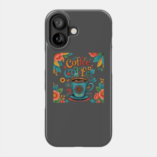 Coffee Writing and Creative Thoughts Phone Case