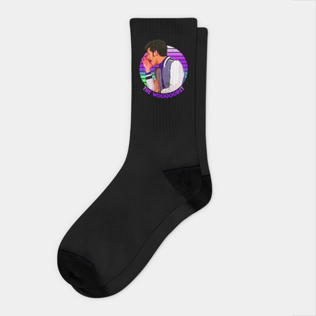 Sunset Stripes Series - Jean Ralphio Socks by Tv Moments