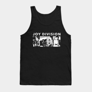joy division band merch shoot performing design Tank Top