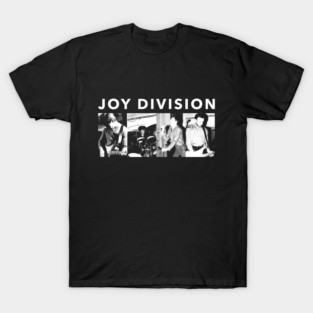 joy division band merch shoot performing design T-Shirt