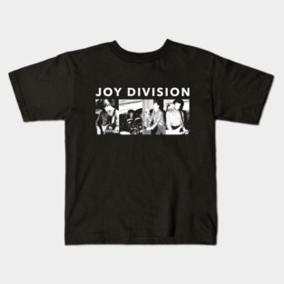 joy division band merch shoot performing design Kids T-Shirt