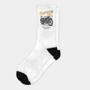 Classic Spirit – Vintage Motorcycle Design Socks