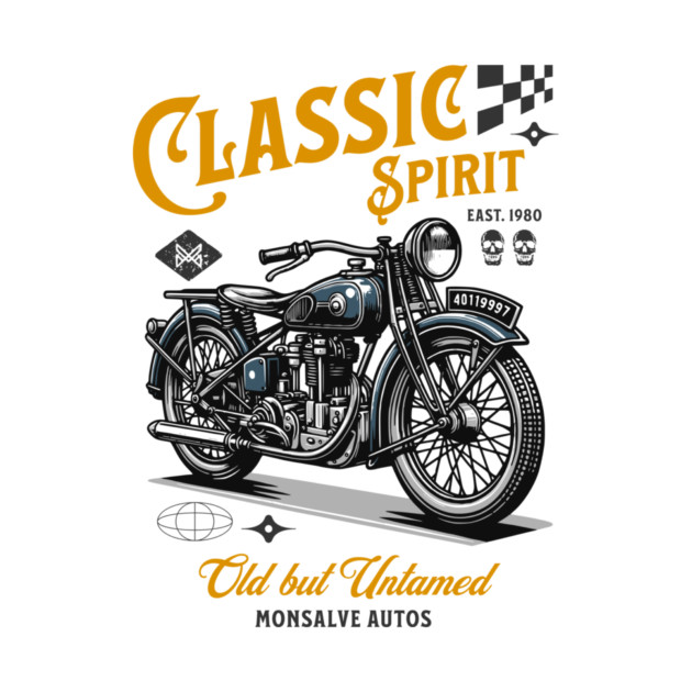 Classic Spirit – Vintage Motorcycle Design by monsalveautos