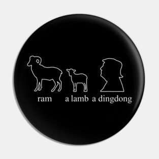 Ram A Lamb A Dingdong, Human Rights, Feminist Movement, Equality Pin