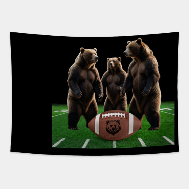 Chicago Bears Tapestry by Low Life Shirts