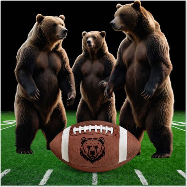 Chicago Bears Wall Art by Low Life Shirts