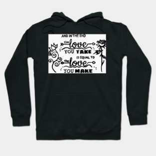 Beatles Lyrics Hoodie