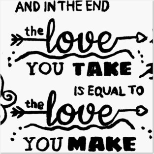 Beatles Lyrics Posters and Art