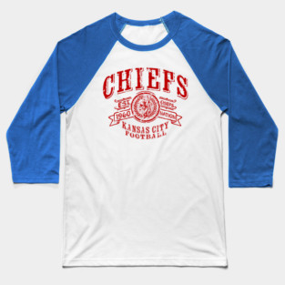 Chiefs Vintage Football Baseball T-Shirt