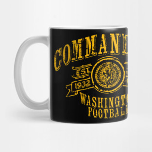 Commanders Vintage Football Mug