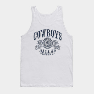 Cowboys Vintage Football Tank Top