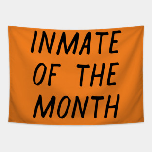 Inmate of the Month Night Tapestry