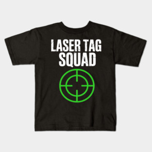 Laser Tag Squad Player Game Crosshair Lasertag Team Kids T-Shirt