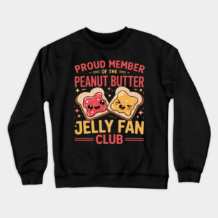 Pb&J Peanut Butter And Jelly Peanut Butter & Jelly Crewneck Sweatshirt