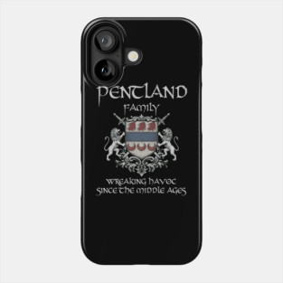 Pentland Family Crest - Perfect gift for Reunions, Father’s Day, Christmas, Graduation, Festivals Phone Case