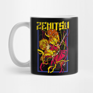 Demon Slayer Zenitsu Thunder Breathing Art Mug