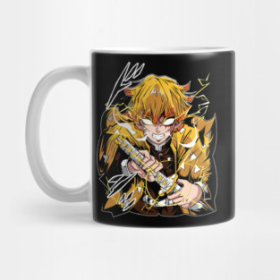 Demon Slayer Zenitsu Lightning Strike Pose Mug