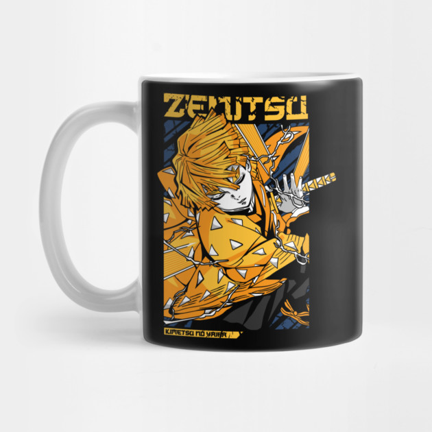 Demon Slayer Zenitsu in Full Thunder Mode by Otaku Vibes