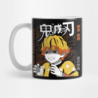 Demon Slayer - Scared Zenitsu Mug