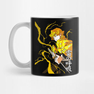 Demon Slayer Zenitsu Lightning Art Mug