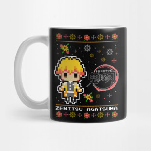Zenitsu Pixel Art - Demon Slayer Mug