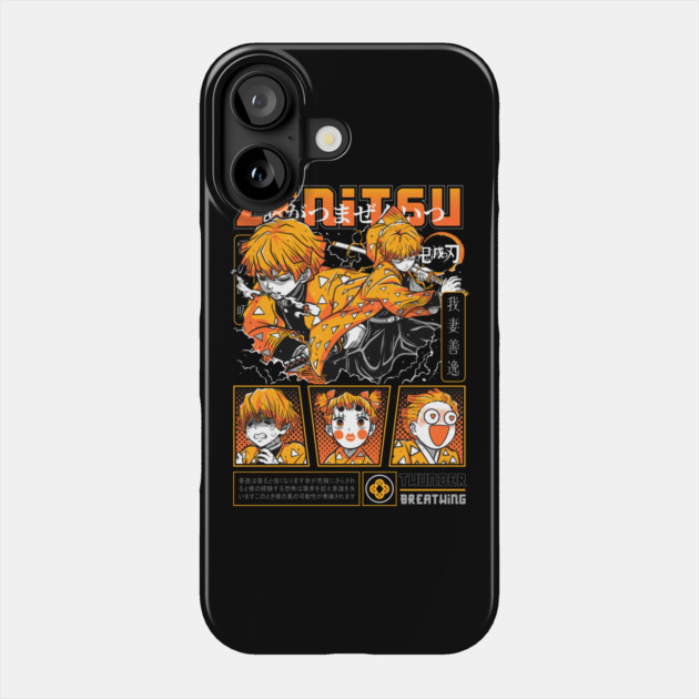 Zenitsu Agatsuma - Demon Slayer Cool Design Phone Case by Otaku Vibes