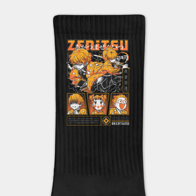 Zenitsu Agatsuma - Demon Slayer Cool Design by Otaku Vibes