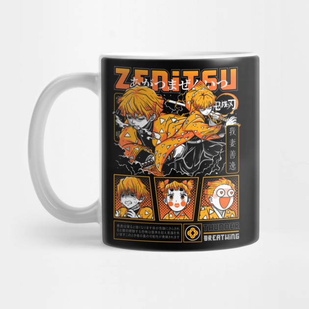 Zenitsu Agatsuma - Demon Slayer Cool Design by Otaku Vibes